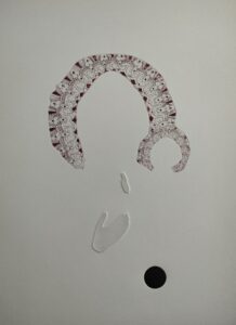 Gladys Bregeon Ventres VII gravure 31x42cm 2023 ©Gladys Bregeon